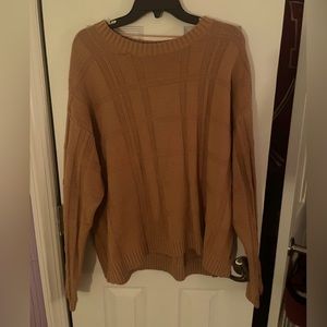 PacSun Square Pattern Oversized Sweater